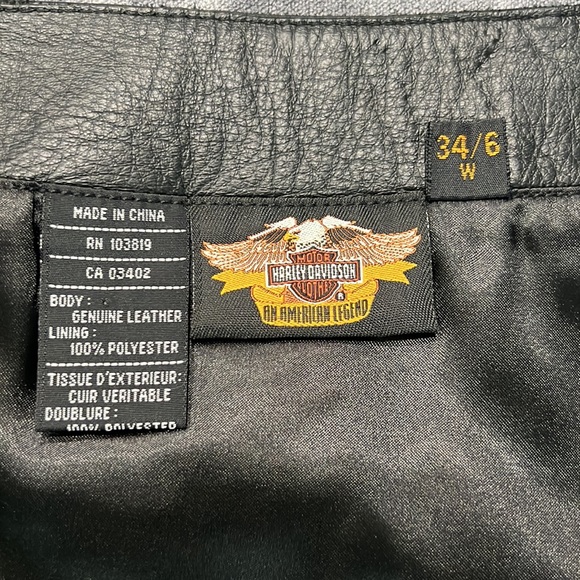 Harley Davidson Leather Skirt - Picture 9 of 9